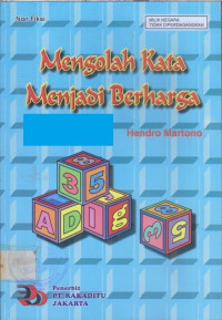 Image of Mengolah Kata Menjadi Berharga