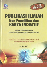 Image of Publikasi Ilmiah Non Penelitian dan Karya Inovatif