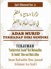 Image of Adab Murid Terhadap Diri Sendiri
