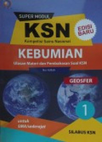 Image of Kebumian 1 ; Super modul KSN SMA Geosfer