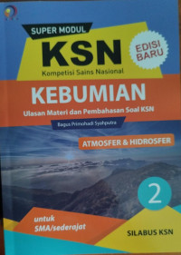 Image of Kebumian 2 : Super Modul KSN SMA Atmosfer & Hidrosfer
