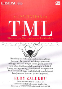 Image of An Invitation to TML (Theocentric Motivation Leadership)