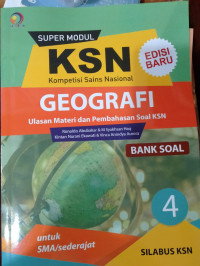 Image of Geografi 4 : Super Modul KSN SMA Bank Soal