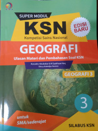 Image of geografi 3 : Super Modul KSN SMA Geografi 3