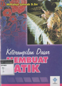 Image of Keterampilan Dasar Membuat Batik