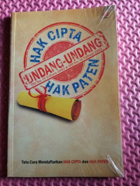 Image of undang-undang hak cipta dan hak paten UU RI no.19 tahun 2002 & UU RI no. 14 tahun 2001
