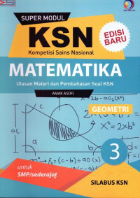 Image of Matematika 3 : Super Modul KSN SMA Geometri