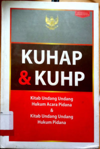 Image of KUHAP & KUHP