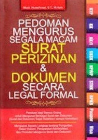 Image of Pedoman Mengurus Segala Macam Surat Perizinan & Dokumen Secara legal Formal