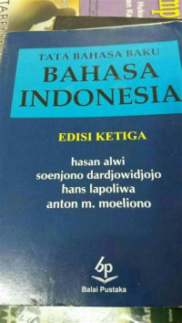 Image of Tata Bahasa Baku Indonesia Edisi Ketiga